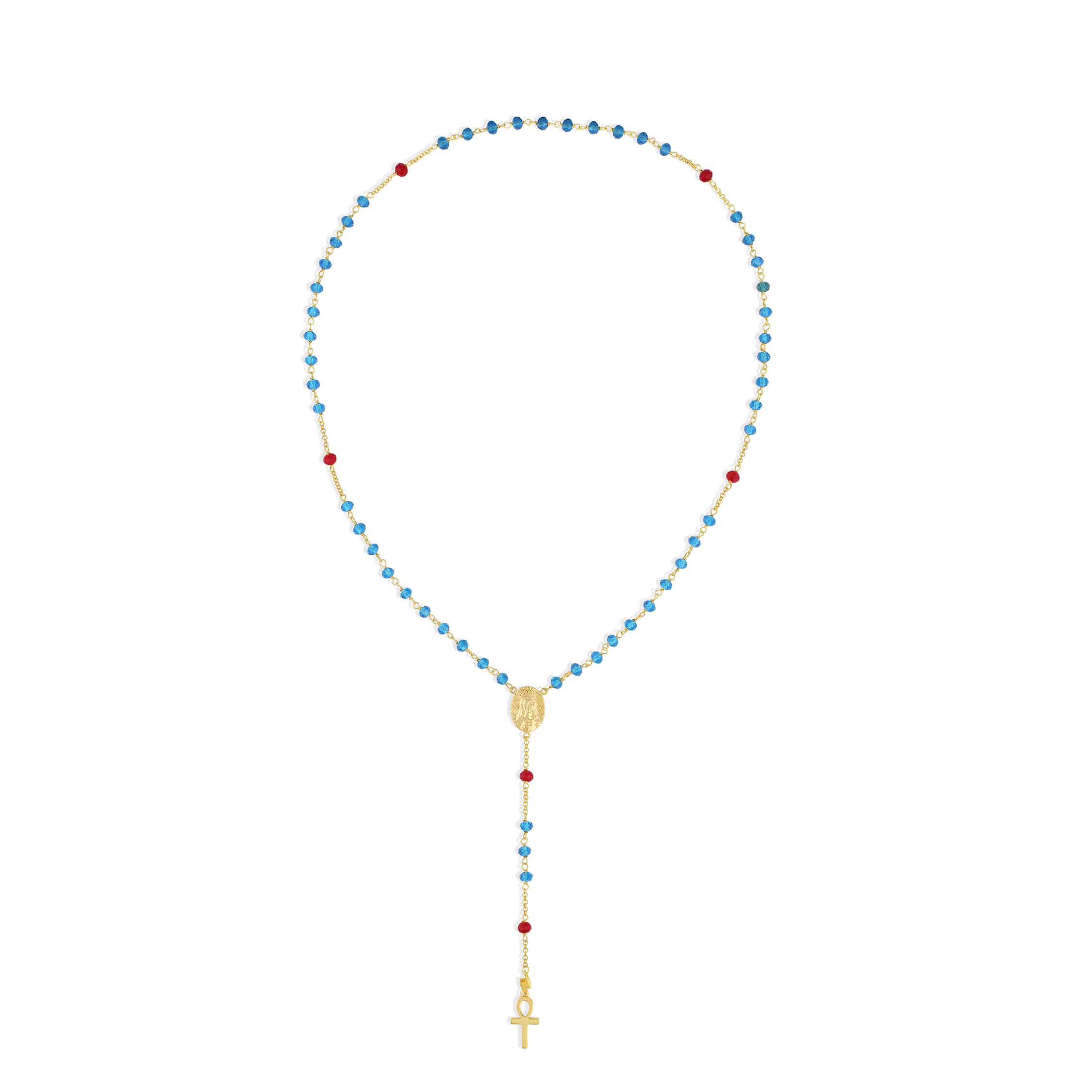 Mother Mary Rosary Divine Feminine Kaia Ra Jewelry