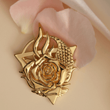 Mother Mary Sacred Heart Flame Pendant