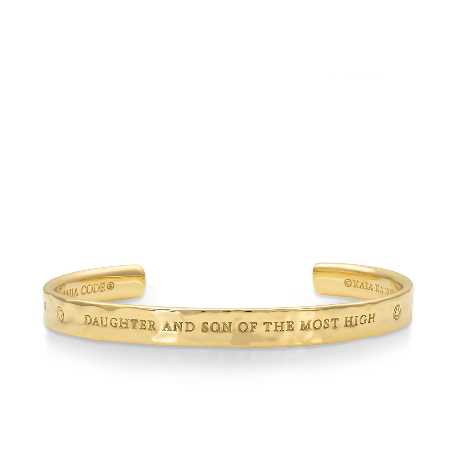 Isis Keycode 1 Wristlette in Gold Vermeil on Solid Brass | Kaia Ra Jewelry | Bejeweled in Sovereignty | The Sophia Code