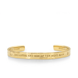 Isis Keycode 1 Wristlette in Gold Vermeil on Solid Brass | Kaia Ra Jewelry | Bejeweled in Sovereignty | The Sophia Code