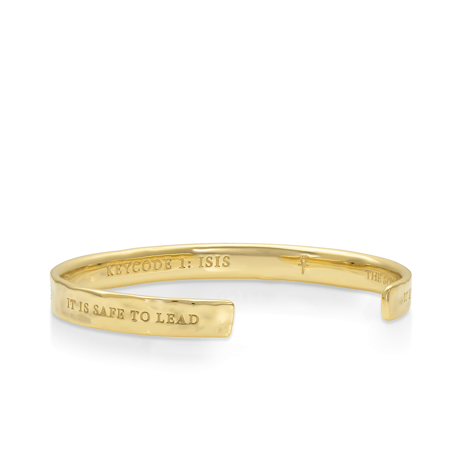 Isis Keycode 1 Wristlette in Gold Vermeil on Solid Brass | Kaia Ra Jewelry | Bejeweled in Sovereignty | The Sophia Code