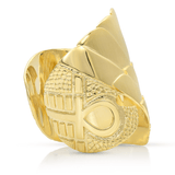 24K Gold Vermeil on Sterling Silver/Small/Medium,24K Gold Vermeil on Sterling Silver/Medium/Large