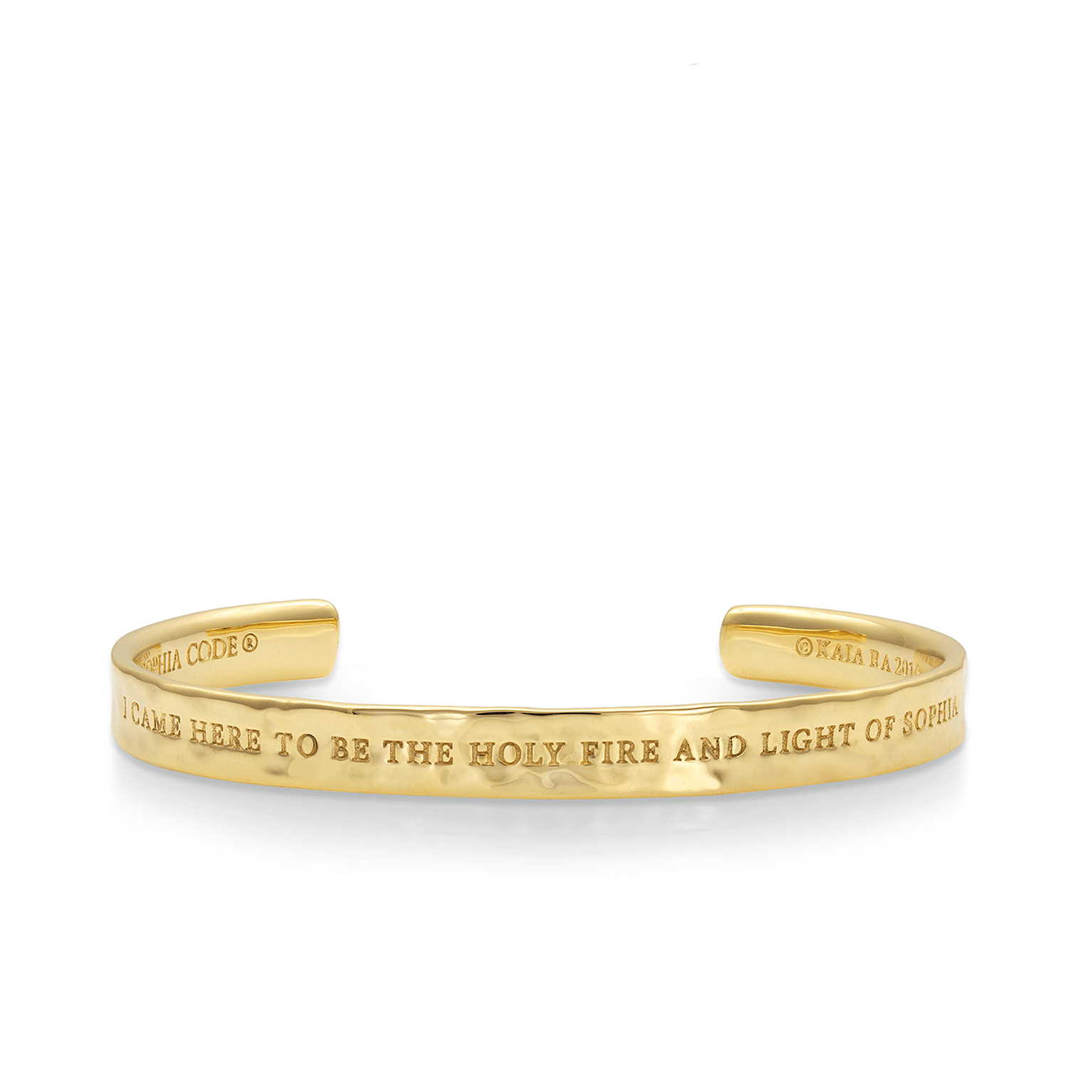 The Sophia Dragons Keycode 777 Wristlette in Gold Vermeil on Solid Brass | Kaia Ra Jewelry | Bejeweled in Sovereignty | The Sophia Code