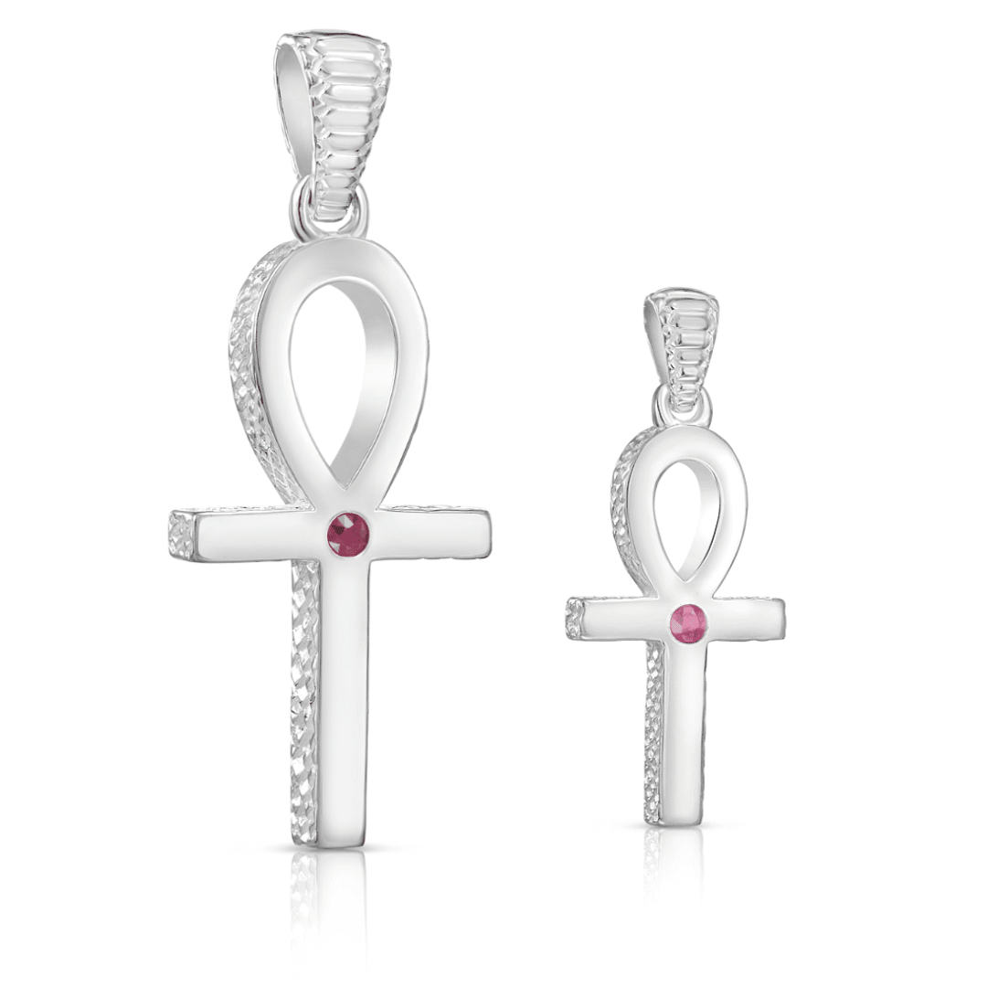 Sterling Silver/Large/Ruby,Sterling Silver/Small/Ruby