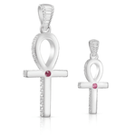 Sterling Silver/Large/Ruby,Sterling Silver/Small/Ruby