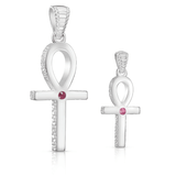 Sterling Silver/Large/Ruby,Sterling Silver/Small/Ruby