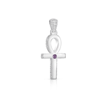 Sterling Silver/Small/Amethyst