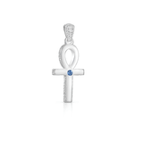 Sterling Silver/Small/Sapphire
