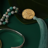 Green Tara Keycode 3 Mantra Cuff