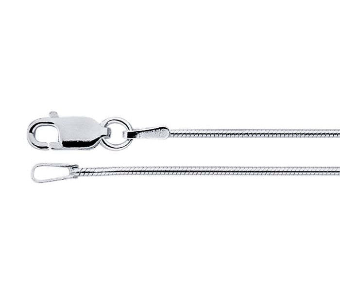 Round Seamed Snake Chain