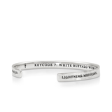 White Buffalo Woman Keycode 7 Mantra Cuff