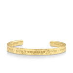 Joan of Arc Wristlette in Gold Plated Brass | Kaia Ra | The Sophia Code