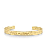 Joan of Arc Wristlette in Gold Plated Brass | Kaia Ra | The Sophia Code