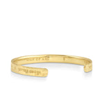 Joan of Arc Wristlette in Gold Plated Brass | Kaia Ra | The Sophia Code